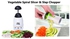 Generic Vegetable Spiral Slicer & Slap Chopper Set - MultiColored