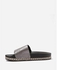 Shoe Room Soft Synthetic Slippers - Pewter