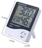 Digital Hygrometer And Thermometer With LCD Display Balck/White 17.3 x 3.5 x 12.8centimeter