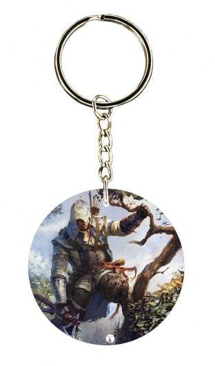 Assassins Creed Double Side Printed Keychain