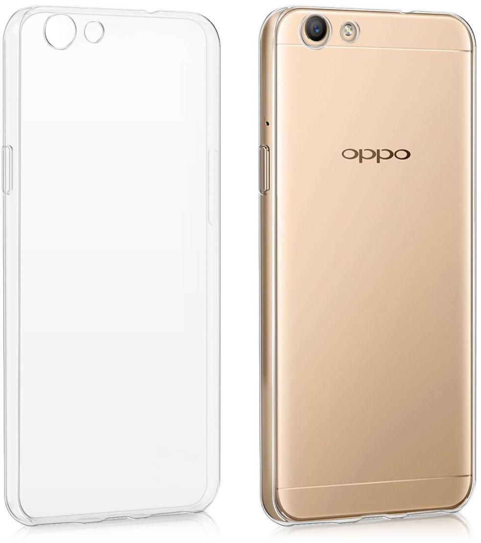 Bdotcom Ultra Thin Silicone TPU Case compatible with Oppo A3s (Clear)