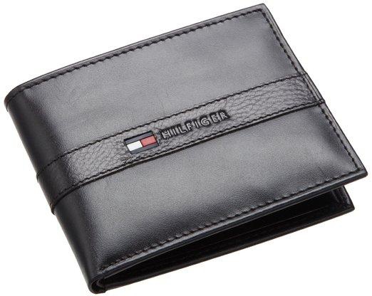 Tommy Hilfiger Men's Ranger Passcase Wallet - Black