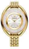 Swarovski Crystaline Oval Gold Tone Watch