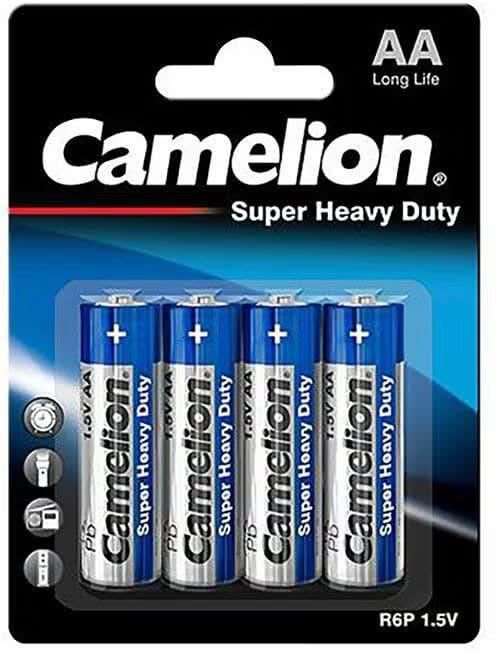 Get Camelion R6P-BP4B AA Battery, 1.5V - Multicolor with best offers | Raneen.com