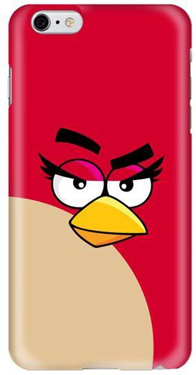 Stylizedd  Apple iPhone 6 Plus Premium Slim Snap case cover Matte Finish - Girl Red - Angry Birds  I6P-S-38