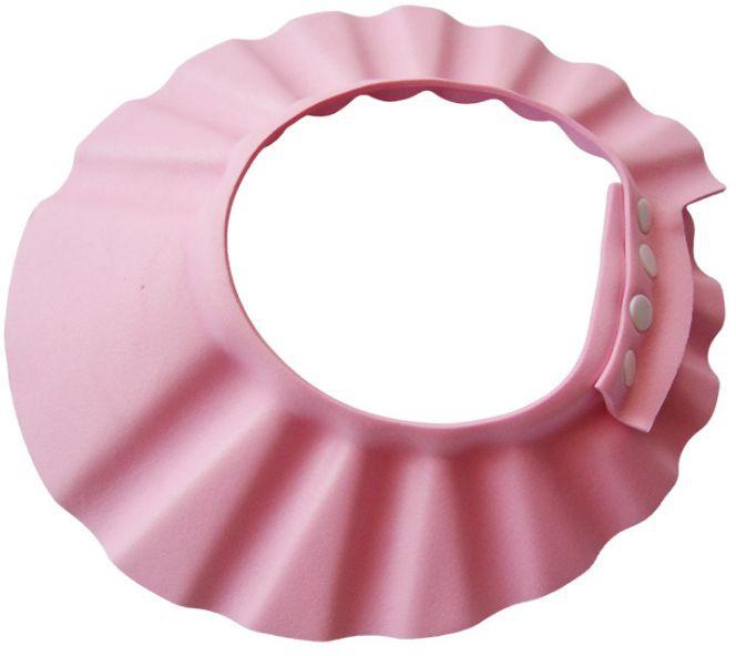 Shampoo Shower Protect Soft Cap Hat for Baby Children Kid Bath Pink