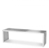 Eichholtz Bench Carlisle, Polished Stainless Steel