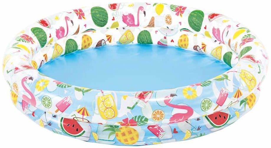 Intex Inflatable Stars Kiddie 2 Ring Circles Swimming Pool (48&quot; X 10&quot;) [Assorted Styles]