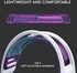 Logitech G733 LIGHTSPEED Wireless Gaming Headset with suspension headband, LIGHTSYNC RGB, Blue VO!CE mic technology and PRO-G audio drivers - White