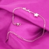 Aiwanto Ankle Chain Rose Gold Anklet Star Lucky Anklet