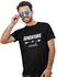 Black Cotton T-shirt Short Sleeve For Unisex - Print N Go