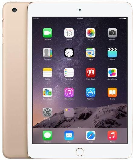Apple iPad Mini 3 Tablet - 7.9 Inch, 128GB, WiFi, Gold