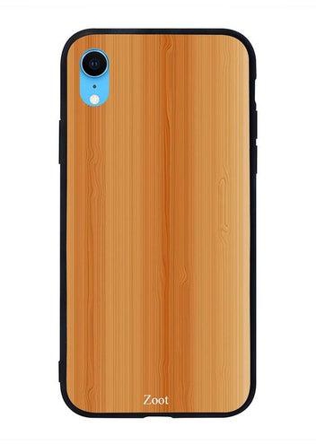 Skin Case Cover -for Apple iPhone XR Wooden Plain Straight Wooden Plain Straight