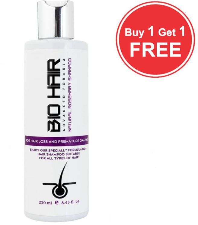 Bio Hair Natural Rosemary Shampoo 250 ML - Buy 1 Get 1 Free