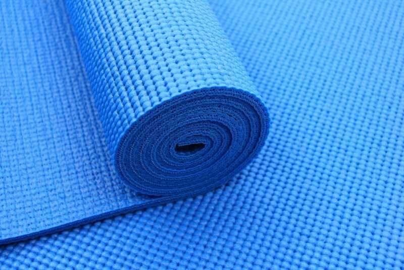 Tasheng Sports Yoga Mat PVC 6mm Blue