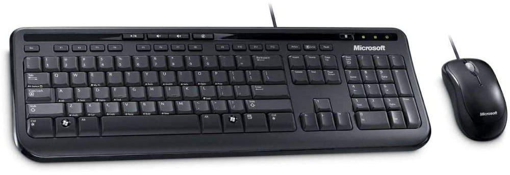 Get Microsoft APB-00012 Wired Keyboard And Mouse - Black with best offers | Raneen.com