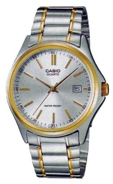 Casio Men's Classic Silver Analog Dial Two Tone Stainless Steel Band Watch [MTP-1183G-7A]