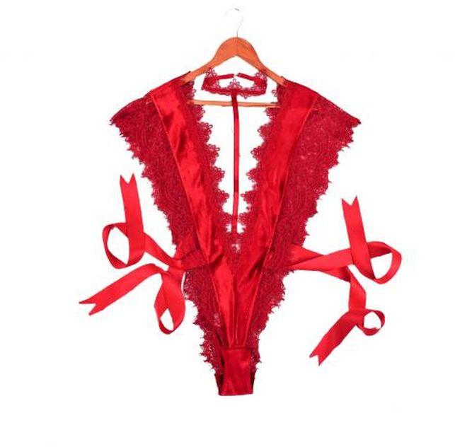 Youlya Women's (lingerie) For Christmas In Red Color - From 55 Kg To 95 Kg YOULYA - Code 7036
