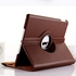 iPad 2018 9.7  / iPad Air 2 Leather Case,360 Degree Rotating Stand   Cover with Auto Sleep Wake for Apple iPad Air or   iPad 9.7 Inch 2017 Tablet ()Brown)