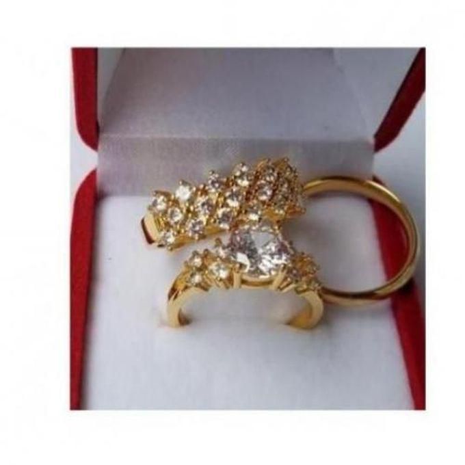 Rommanel Wedding Ring Set 18 Karat Gold Plated G10