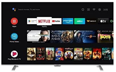 Tornado 55 Inch 4K UHD Smart Android Frameless LED TV with Remote Control, Bluetooth, Wi-Fi, RF, USB, HDMI - 55UA1400E - Promotions (Shahid VIP and STARZPLAY)