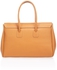 ماسيمو كاستيللي حقيبة جلد للنساء - بني - حقائب تسوق