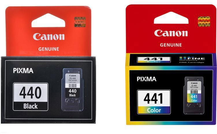 Canon PG440 Black & CL441 Ink Cartridges
