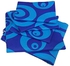 Generic Flat Bedsheet Set - Blue & Light Blue Multicoloured