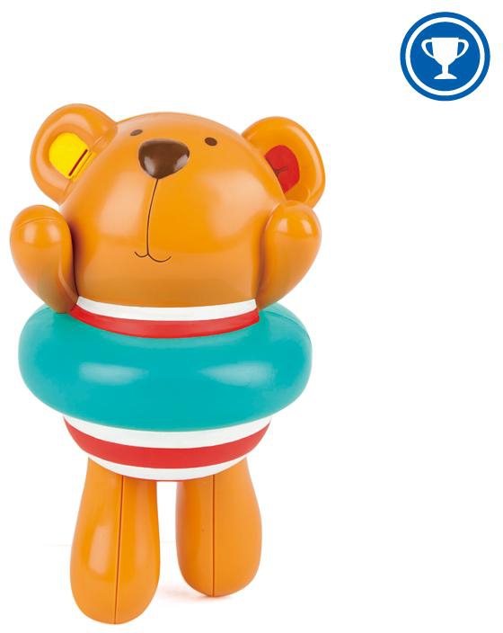 (HP0204) Hape, Swimmer Teddy Wind-Up Toy