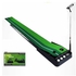 Golf Putting Mat With Return Ball System, Synthetic Grass