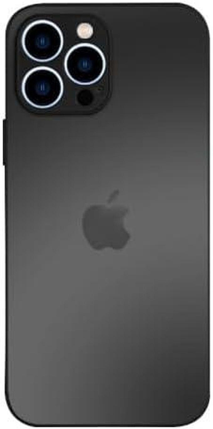 Next store Compatible with iPhone 11 Pro Max Case 6.5 Inch (Full Camera Protection) Premium Matte Glass Shockproof Phone Case Cover Compatible with iPhone 11 Pro Max (Black)