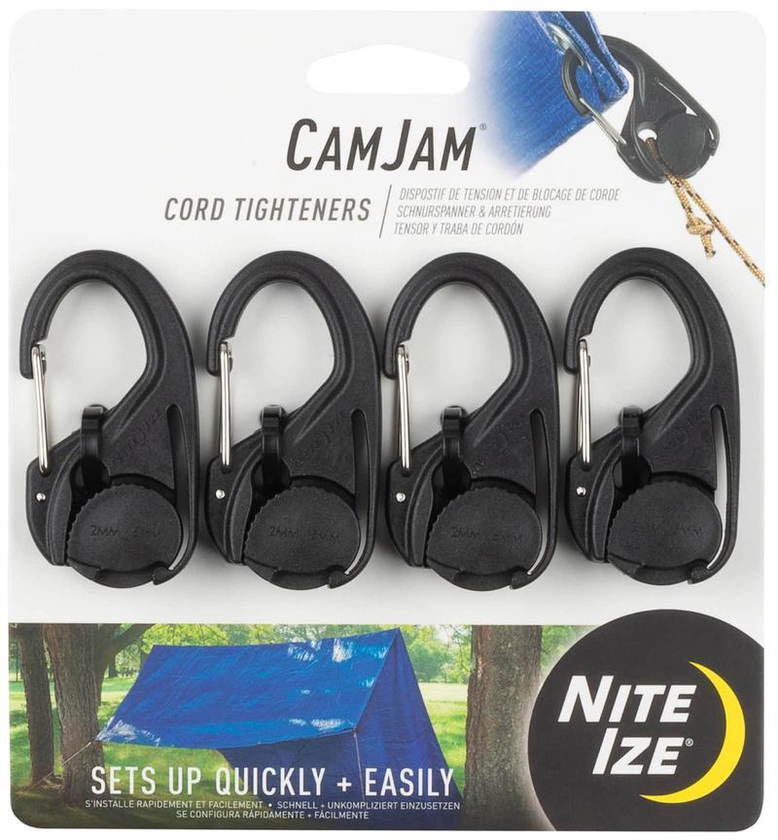 Nite Ize Metal & Plastic CamJam Cord Tightener Pack (4 Pc.)