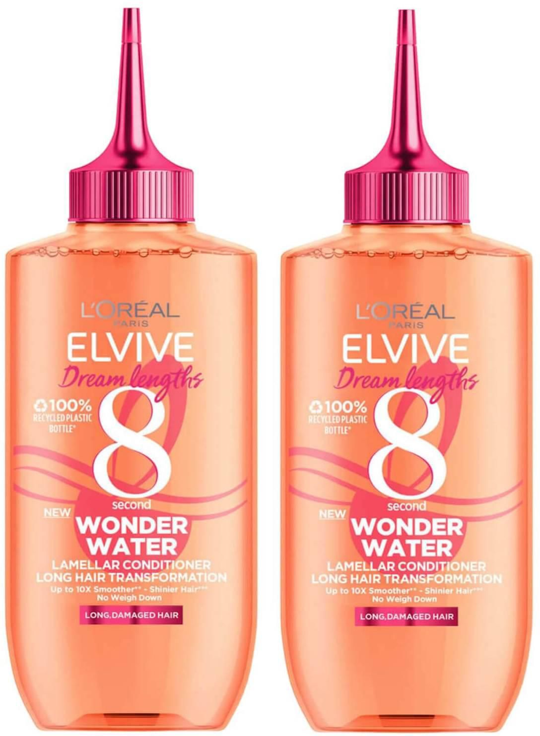 L'Oréal Paris Elvive Dream Lengths Wonder Water 8 Second Hair Treatment 200ml Duo