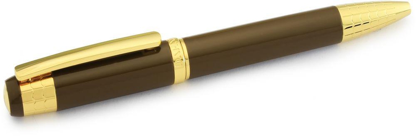Dahnag Pen For Men ,Gold-Dark Brown