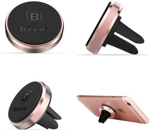 Baseus simple Magnetic rotary mobile phone car holder for ALL Smartphones MPH03
