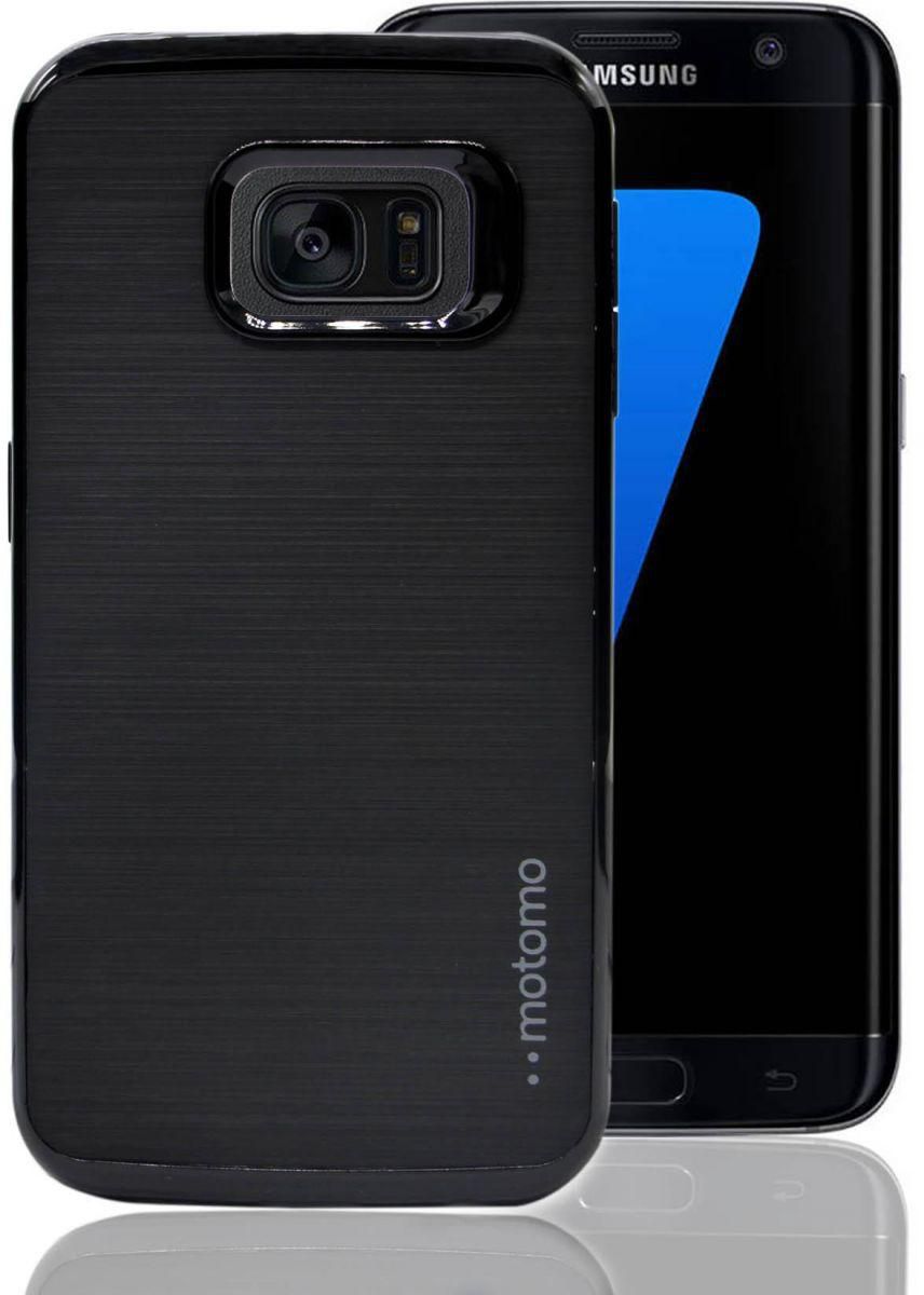Motomo Back Case Cover for Samsung Galaxy S7 edge Hybrid Armor in Black