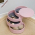 Travel Jewelry Tray, 4 Layers 360 Degree Rotating - Accessories Organizer With Lid For Bracelets And Earrings Ring Storage