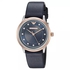 Emporio Armani Women's Cuff Crystal Leather Watch AR2066 (Navy Blue)