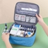 Waterproof First Aid Medicine Organizer Bag With Divided Interior For Travel .Blue