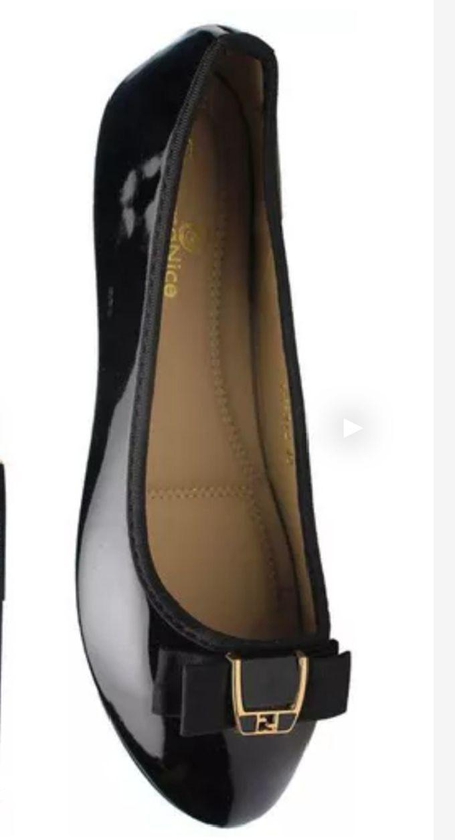 Trendy Female Flat Shoe -Black.