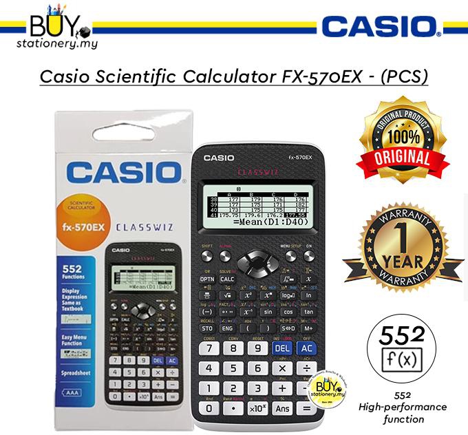 Casio Scientific Calculator FX-570EX - (PCS)