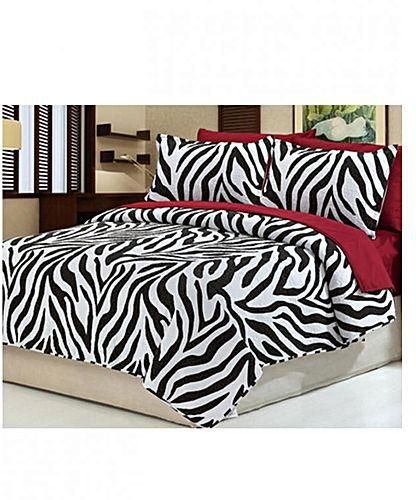 Beyond Beddings Caden Flat n Fitted Sheets with 6 Pillow Cases Duvet Set