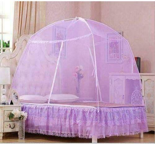 Generic Tent Mosquito Net 4 x 6- Purple