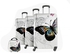 Troley Travel Bags with Beauty Case By Star Line , 4 Pieces , White , 13040/4P