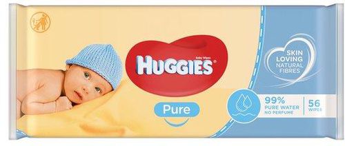 UK-Huggies Pure Baby Wipes - 1pack 56wipes 