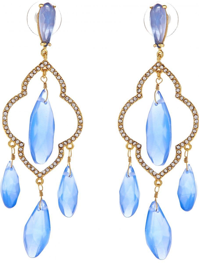 Kate Spade Women's Gold Plated Drop & Dangle Earrings, Blue - WBRUD989