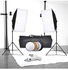 مجموعة أدوات إضاءة للتصوير الفوتوغرافي مناسبة للأستوديو أسود/أبيض