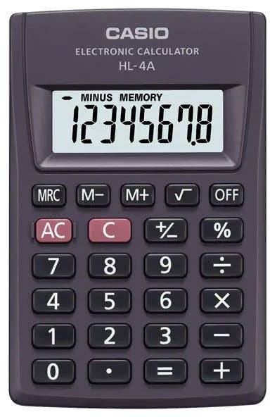 Get Casio HL-4A Portable Practical Calculator - Black with best offers | Raneen.com