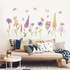 ملصق جداري ديكوري سهل اللصق بطبعة زهور متعدد الألوان 60x90سم