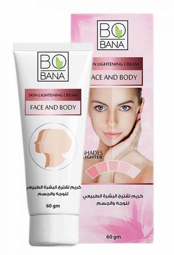 Bobana Skin Lightening Cream for Face and Body, 60 gm